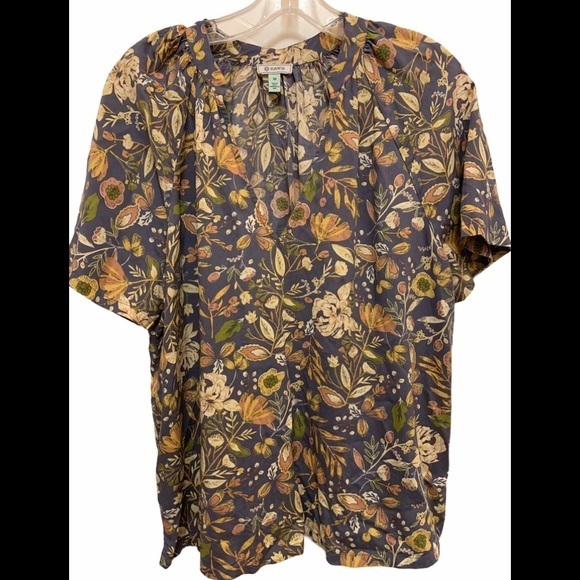 Susina Tops - Susina Flower Design Top Size M